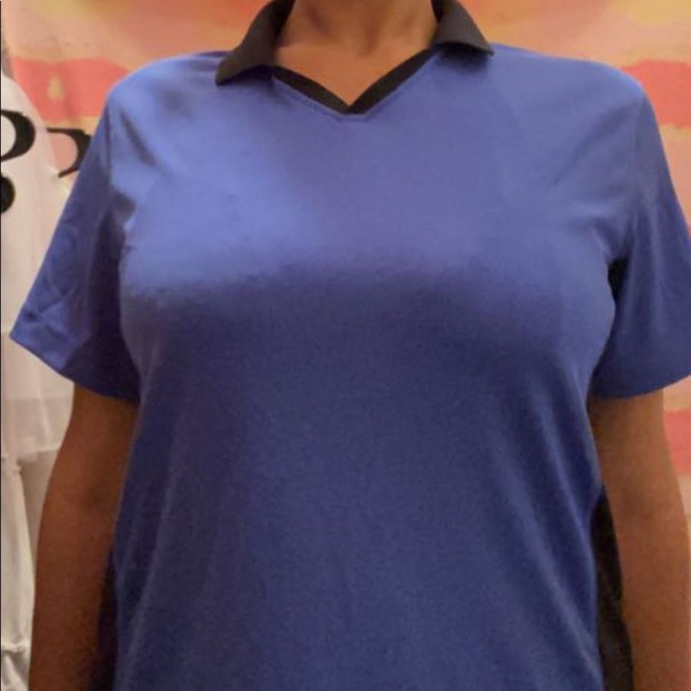 Blue work shirt